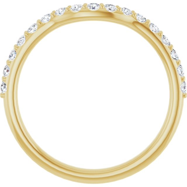 1/3 CTW Natural Diamond Contour Band, 2.39 mm