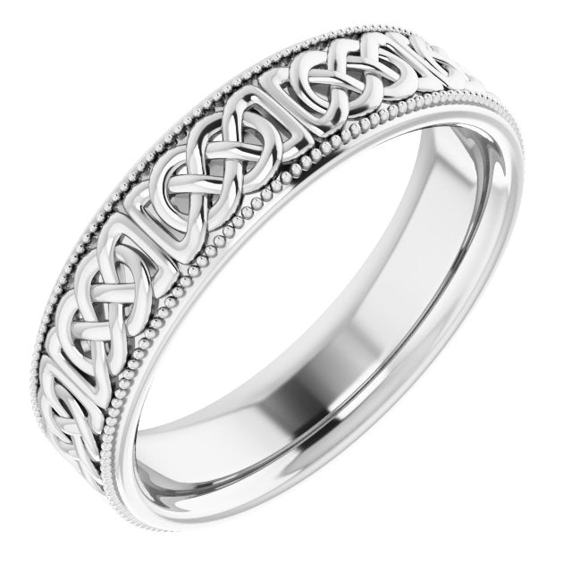 Celtic-Inspired Band, 6 mm