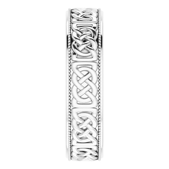 Celtic-Inspired Band, 6 mm
