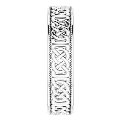 Celtic-Inspired Band, 6 mm