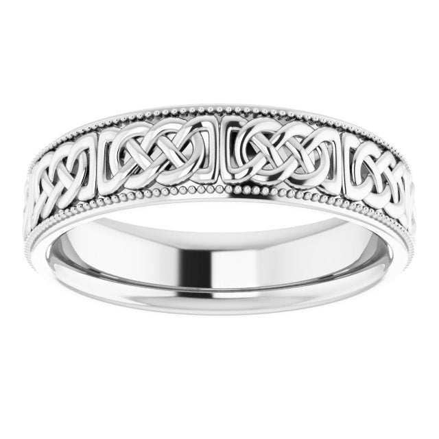 Celtic-Inspired Band, 6 mm