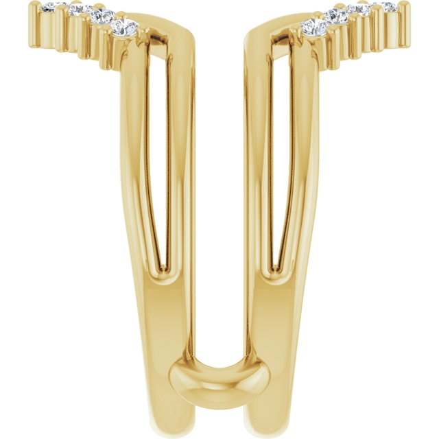 1/4 CTW Natural Diamond Ring Guard, Accented