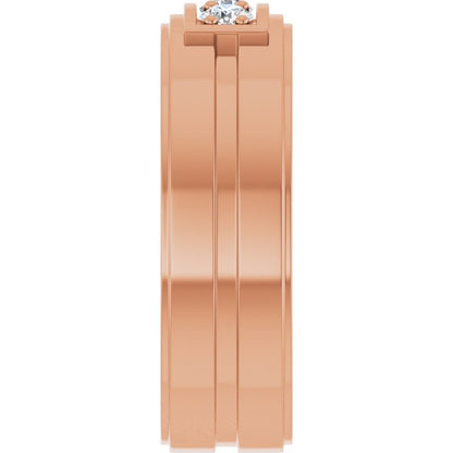 1/3 CTW Natural Diamond Three-Stone Band