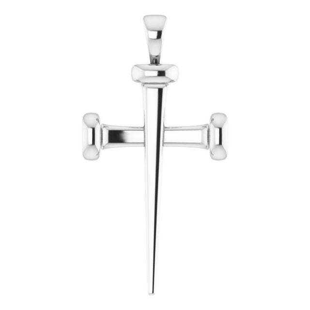 28x14.71 mm Nail Cross Pendant