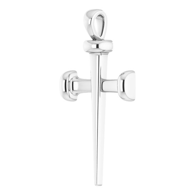 28x14.71 mm Nail Cross Pendant