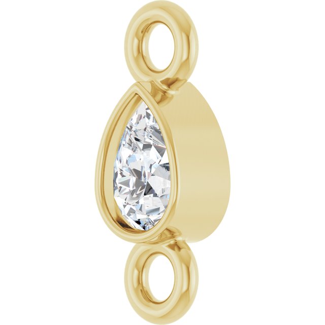 .05 CT Natural Diamond Link, 2.5 mm x 7.5