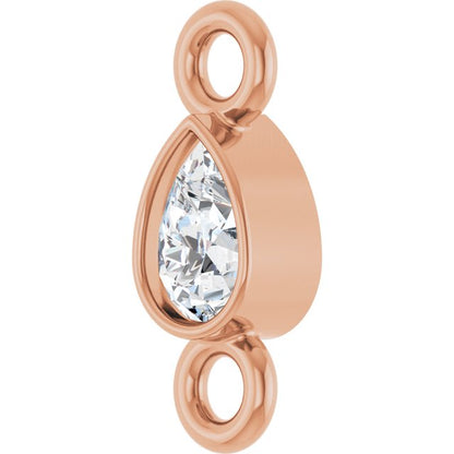 .05 CT Natural Diamond Link, 2.5 mm x 7.5
