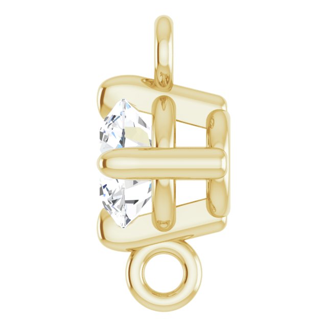 1/6 CT Lab-Grown Diamond Link, 4.6 mm x 7.7 mm