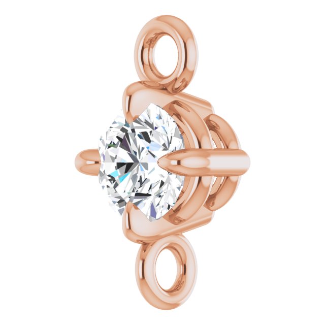 1/10 CT Natural Diamond 4-Prong Link