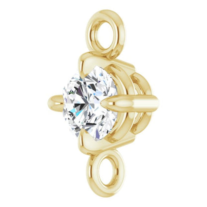 1/10 CT Lab-Grown Diamond Link, 4 mm x 7.2 mm