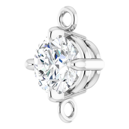3/8 CT Lab-Grown Diamond Link, 5.6 mm x 8.7 mm