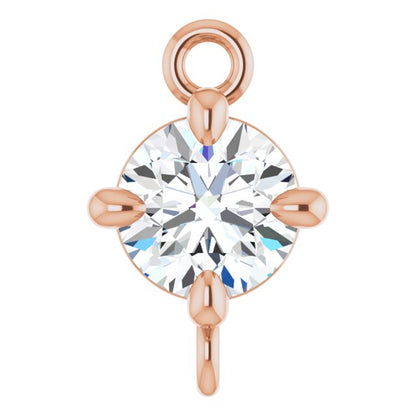 1/4 CT Lab-Grown Diamond Link, 5.2 mm x 8.2 mm