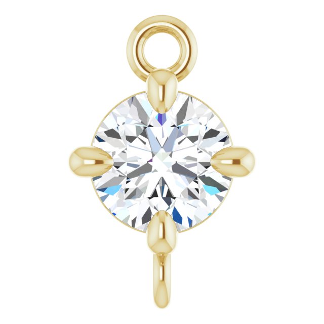 1/4 CT Lab-Grown Diamond Link, 5.2 mm x 8.2 mm