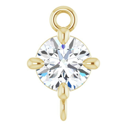 1/4 CT Lab-Grown Diamond Link, 5.2 mm x 8.2 mm