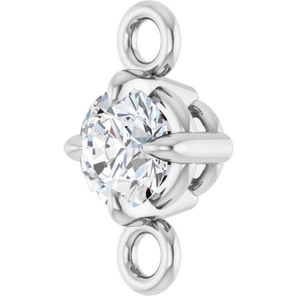 1/10 CT Lab-Grown Diamond Link, 4.15 mm x 7.26