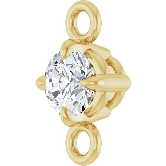 1/10 CT Natural Diamond Link, 4.15 mm x 7.26