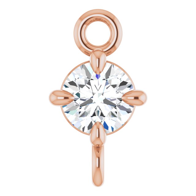 1/10 CT Natural Diamond 4-Prong Link