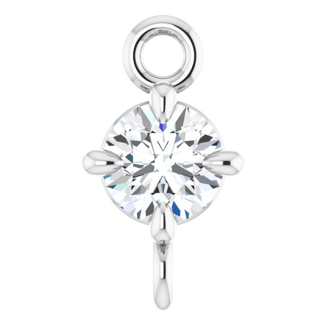 1/10 CT Natural Diamond 4-Prong Link
