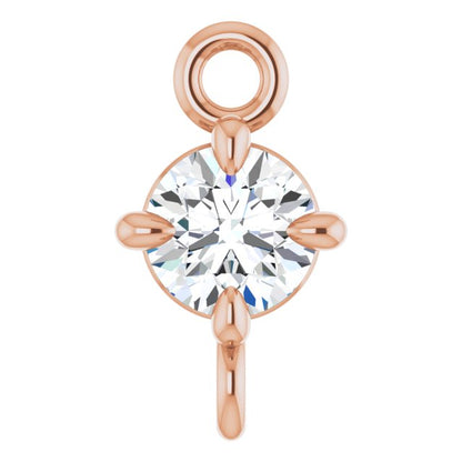 1/10 CT Lab-Grown Diamond Link, 4 mm x 7.2 mm