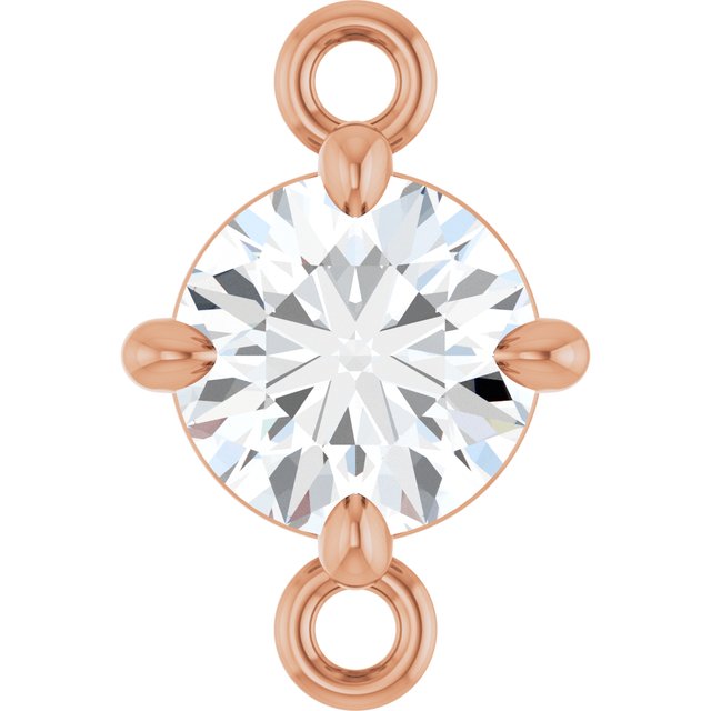 3/8 CT Lab-Grown Diamond Link, 5.63 mm x 8.73