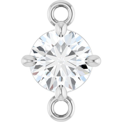 3/8 CT Lab-Grown Diamond Link, 5.63 mm x 8.73