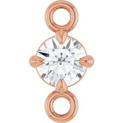 1/10 CT Lab-Grown Diamond Link, 4.15 mm x 7.26