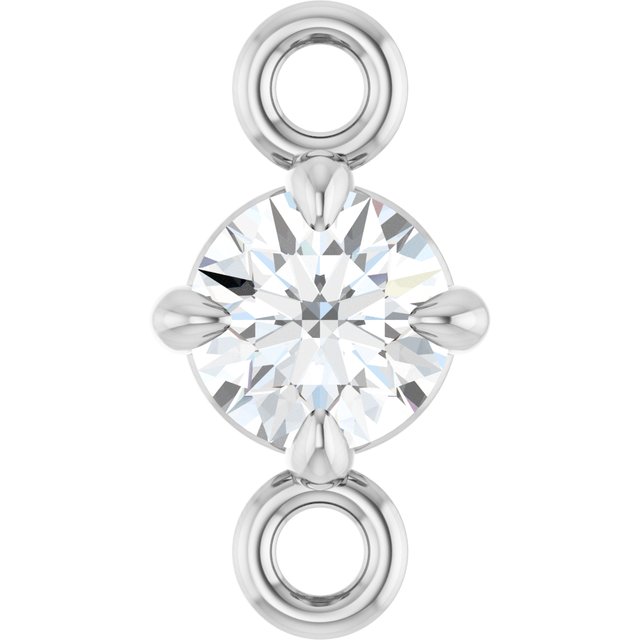 1/10 CT Lab-Grown Diamond Link, 4.15 mm x 7.26