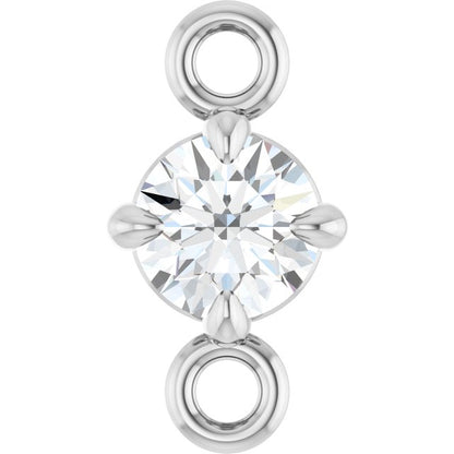 1/10 CT Lab-Grown Diamond Link, 4.15 mm x 7.26
