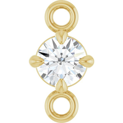 1/10 CT Natural Diamond Link, 4.15 mm x 7.26