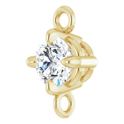 1/6 CT Lab-Grown Diamond Link, 4.6 mm x 7.7 mm