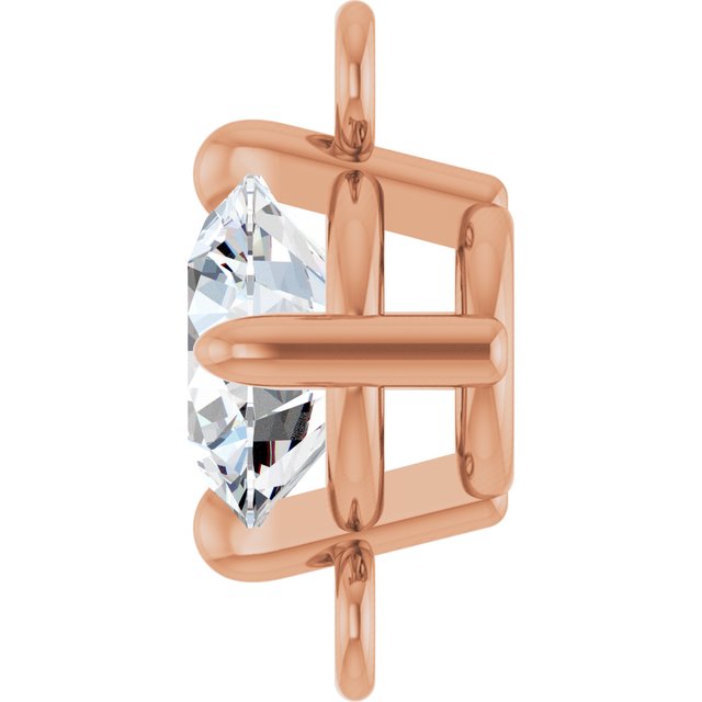 1/3 CT Natural Diamond Link, 5.63 mm x 8.73