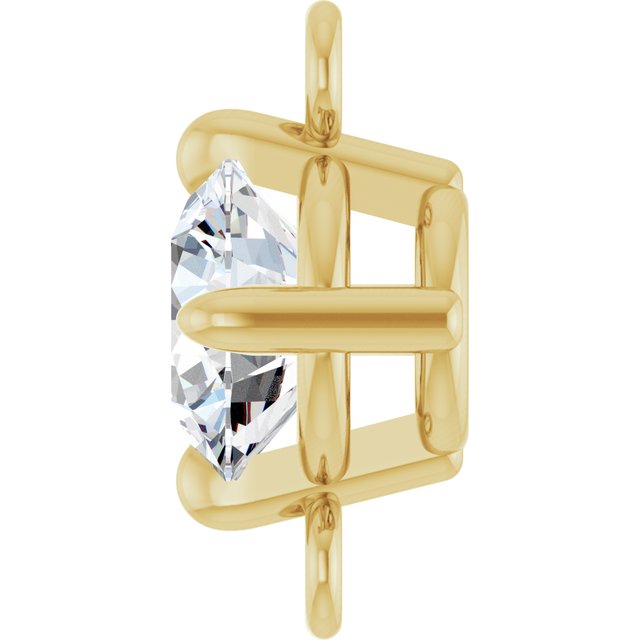 3/8 CT Lab-Grown Diamond Link, 5.63 mm x 8.73