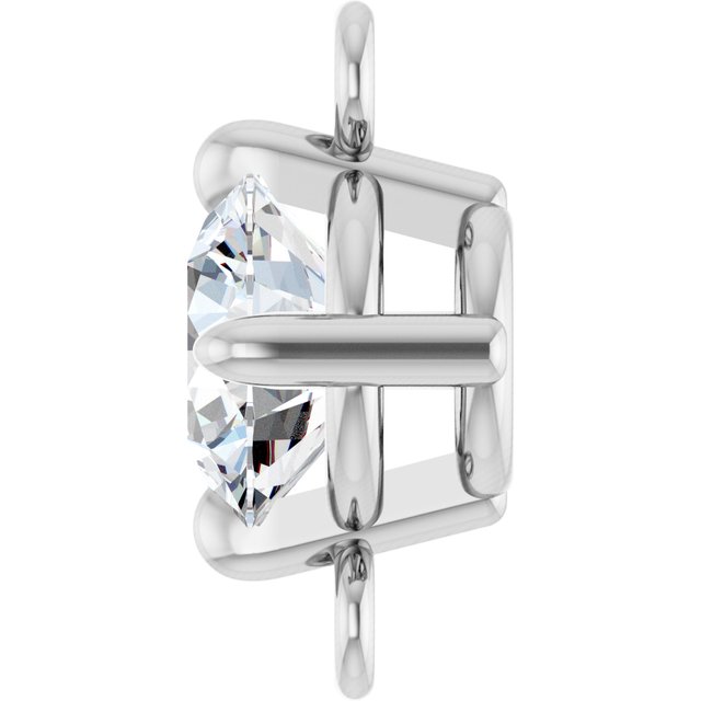 3/8 CT Lab-Grown Diamond Link, 5.63 mm x 8.73