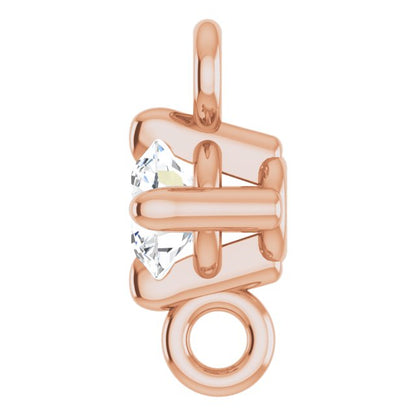 .06 CT Lab-Grown Diamond Link, 3.57 mm x 6.6 mm