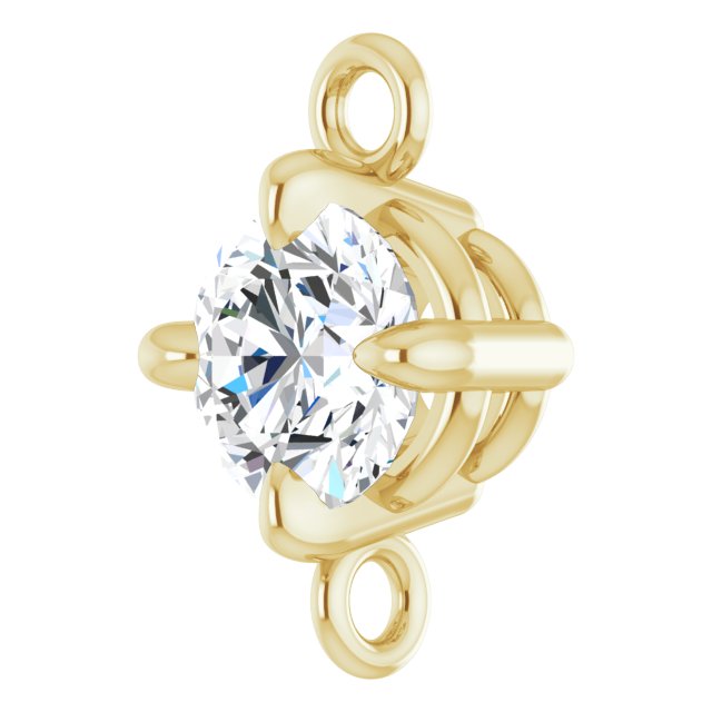 1/4 CT Lab-Grown Diamond Link, 5.2 mm x 8.2 mm