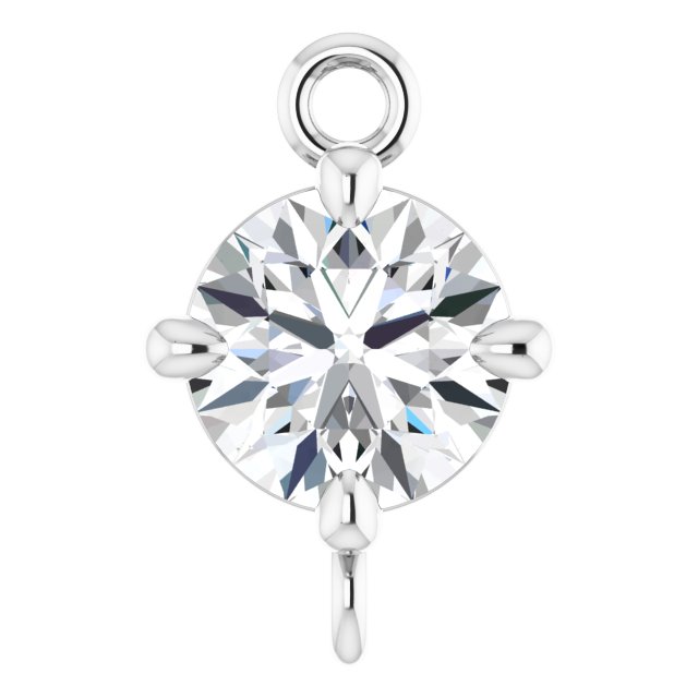 3/8 CT Lab-Grown Diamond Link, 5.6 mm x 8.7 mm