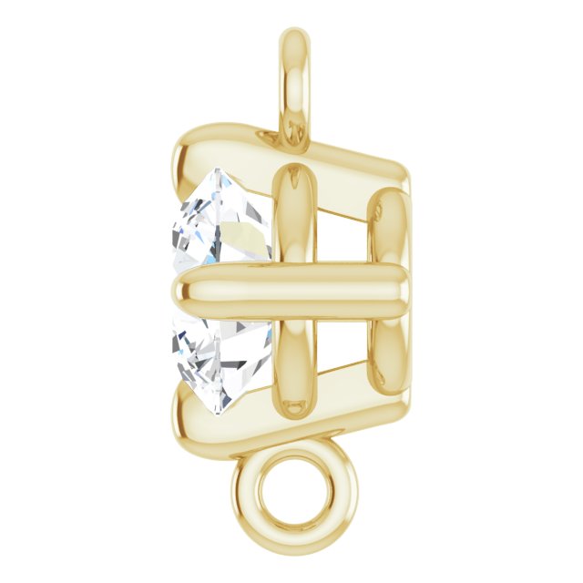 1/4 CT Lab-Grown Diamond Link, 5.2 mm x 8.2 mm