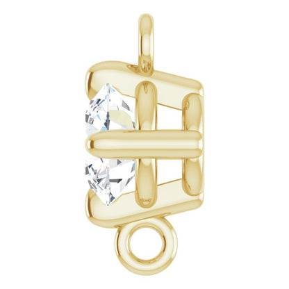 1/4 CT Lab-Grown Diamond Link, 5.2 mm x 8.2 mm