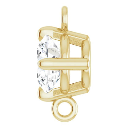 3/8 CT Lab-Grown Diamond Link, 5.6 mm x 8.7 mm