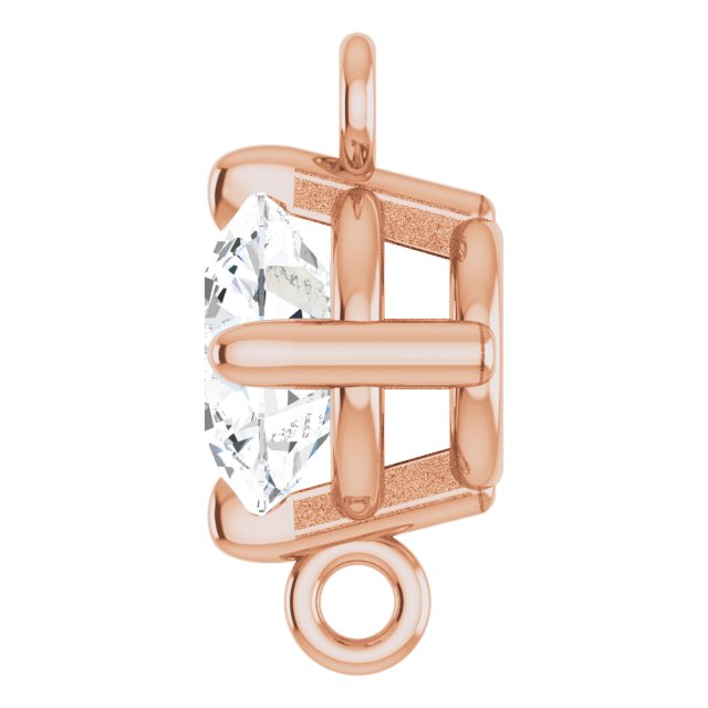 3/8 CT Natural Diamond 4-Prong Link