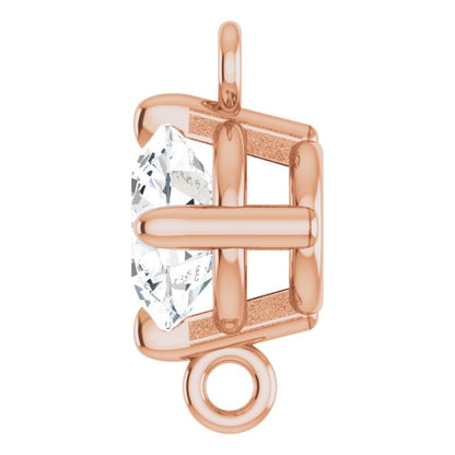 3/8 CT Lab-Grown Diamond Link, 5.6 mm x 8.7 mm