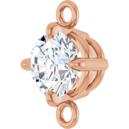 3/8 CT Lab-Grown Diamond Link, 5.63 mm x 8.73