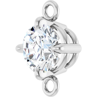 1/3 CT Natural Diamond Link, 5.63 mm x 8.73
