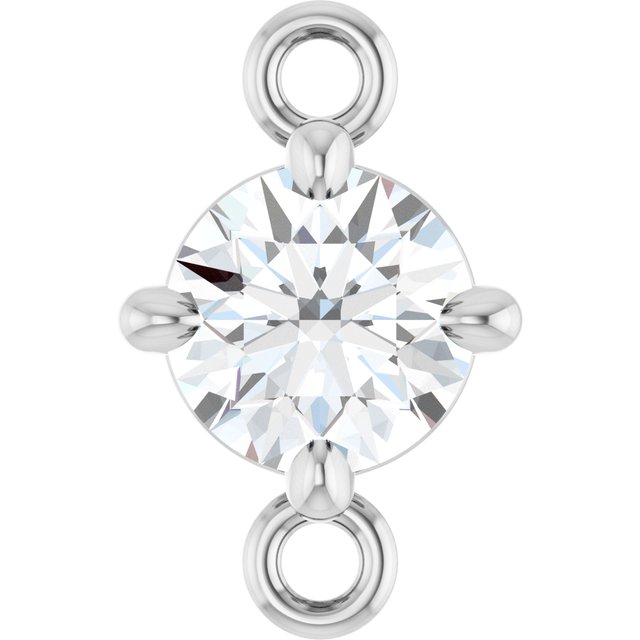 1/4 CT Natural Diamond Link, 5.27 mm x 8.22