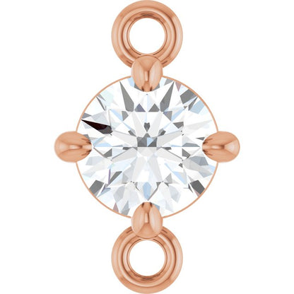1/4 CT Lab-Grown Diamond Link, 5.27 mm x 8.22