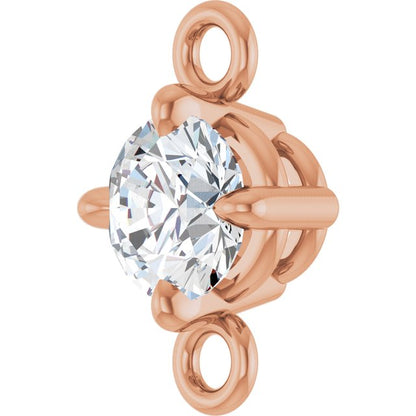 1/6 CT Lab-Grown Diamond Link, 4.6 mm x 7.7
