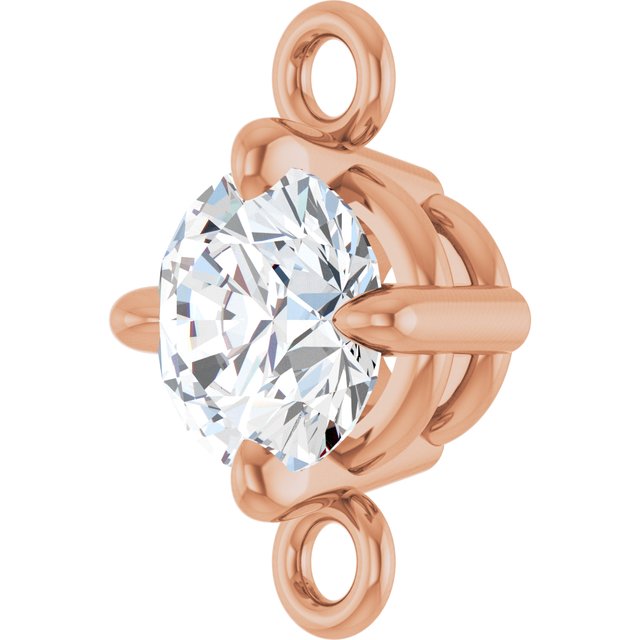 1/4 CT Natural Diamond Link, 5.27 mm x 8.22