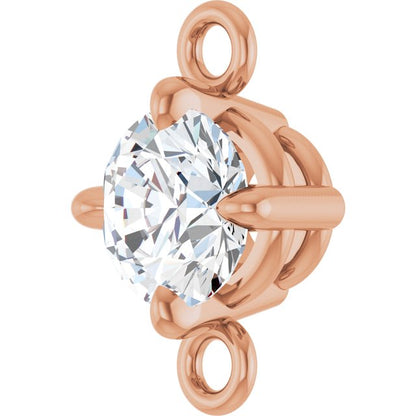 1/4 CT Lab-Grown Diamond Link, 5.27 mm x 8.22