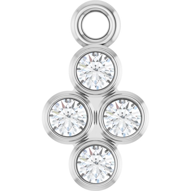 1/8 CTW Lab-Grown Diamond Dangle