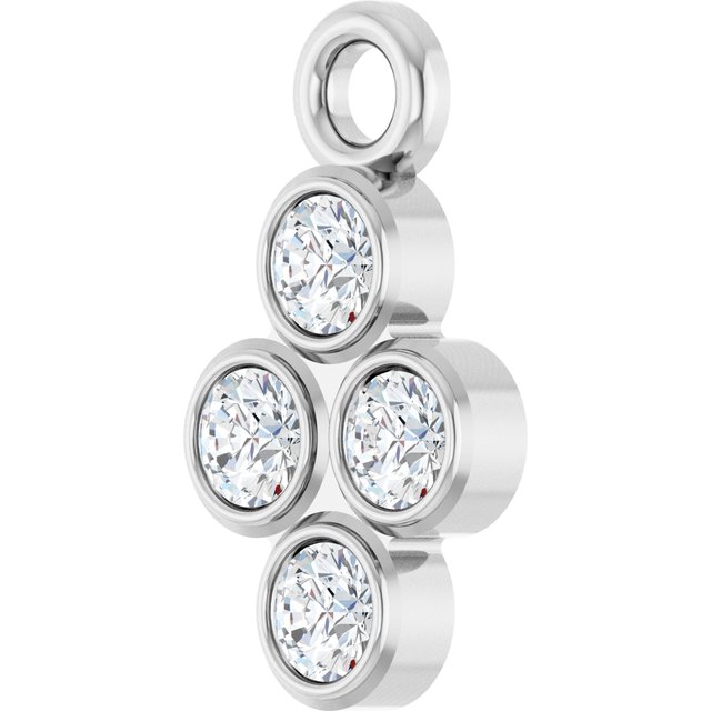 1/8 CTW Lab-Grown Diamond Dangle